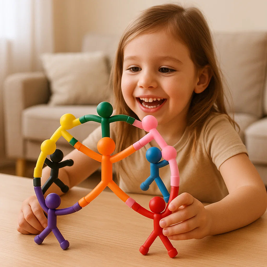 Magnetyczne figurki sensoryczne Montessori | Wspierają rozwój motoryczny 0.5kg 0