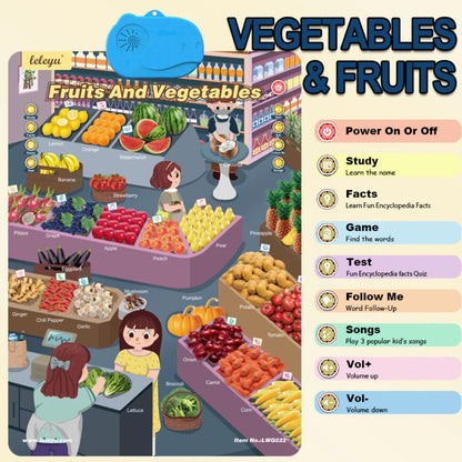 Mówiąca Tablica Edukacyjna Dla Dzieci | Interaktywny Angielski 0,5 kg 7