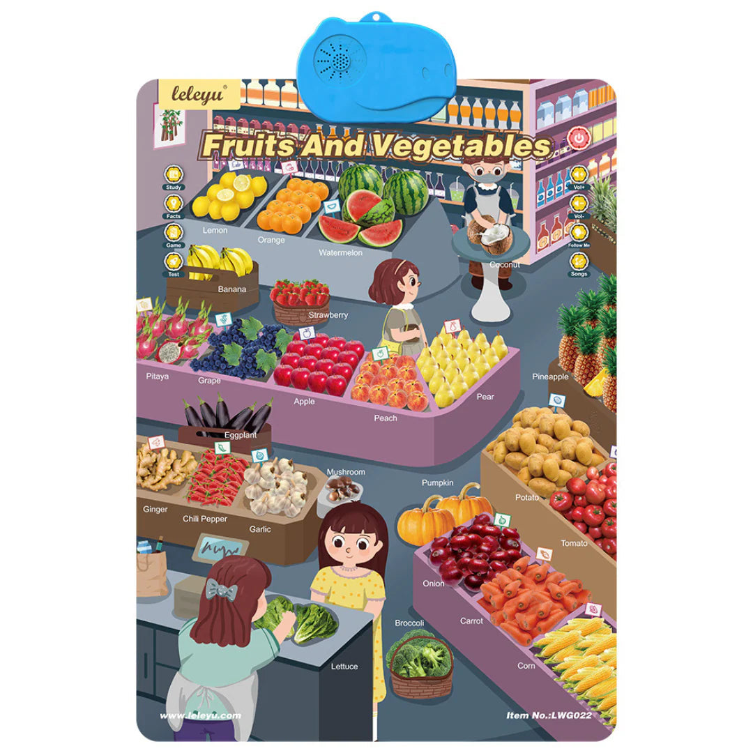 Mówiąca Tablica Edukacyjna Dla Dzieci | Interaktywny Angielski 0,5 kg 8