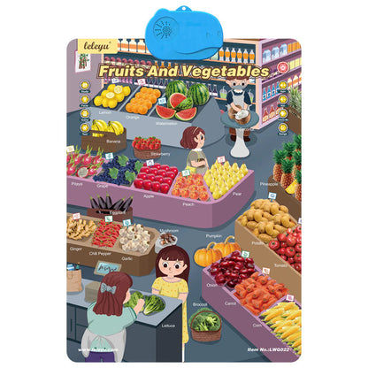 Mówiąca Tablica Edukacyjna Dla Dzieci | Interaktywny Angielski 0,5 kg 8