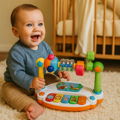 Muzyczna zabawka edukacyjna 5w1 | Rozwój motoryki i poznania 0,5 kg 0