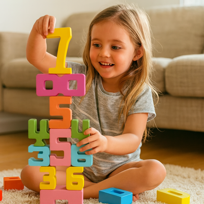 Pedagogiczne klocki do nauki matematyki | Wspierają rozwój 0,5 kg 2