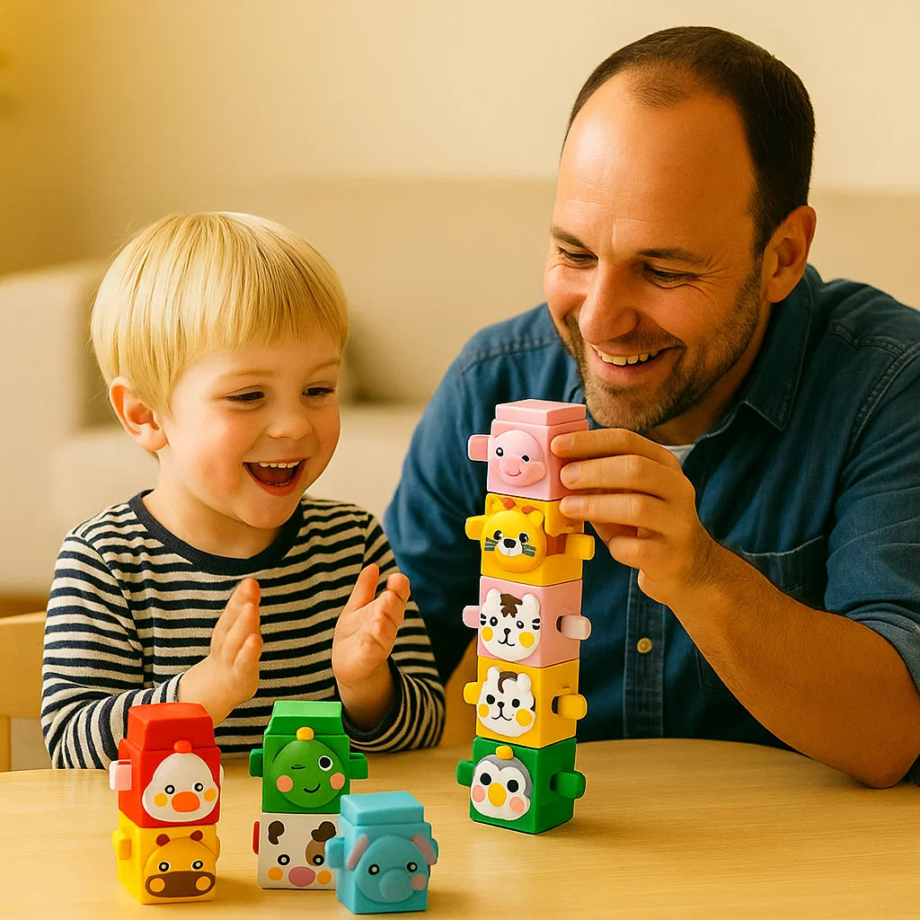 Pedagogiczny Zestaw Montessori | Wspiera Rozwój Motoryczny 0,5 kg | Zabawki Edukacyjne dla 3 Latka 2