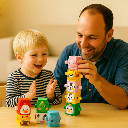 Pedagogiczny Zestaw Montessori | Wspiera Rozwój Motoryczny 0,5 kg | Zabawki Edukacyjne dla 3 Latka 2