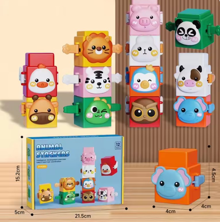 Pedagogiczny Zestaw Montessori | Wspiera Rozwój Motoryczny 0,5 kg | Zabawki Edukacyjne dla 3 Latka 3