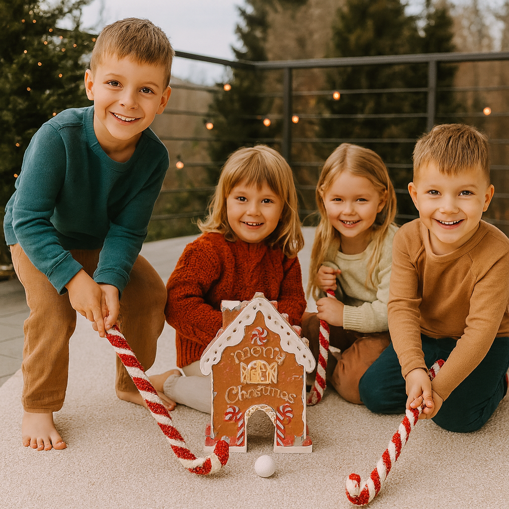 Piernikowy mini golf | Zabawka świąteczna 1 kg 0