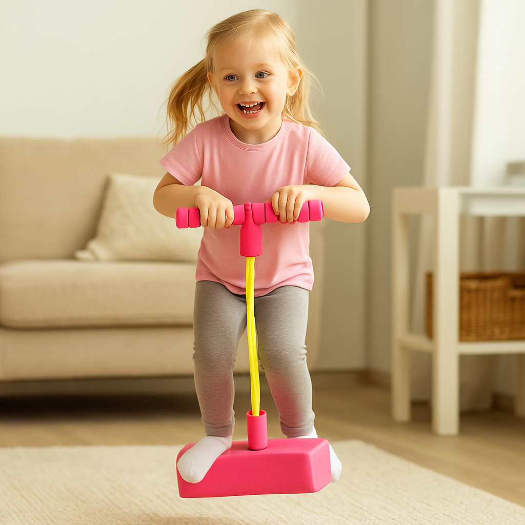 Pogostick piankowy dla dzieci | Bezpieczna zabawa 1,5 kg 0