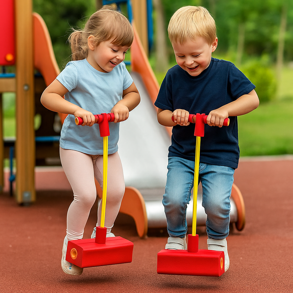 Pogostick piankowy dla dzieci | Bezpieczna zabawa 1,5 kg 1