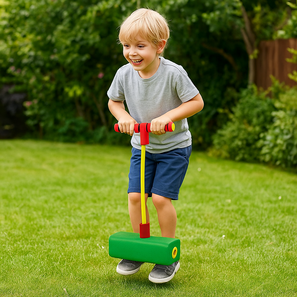 Pogostick piankowy dla dzieci | Bezpieczna zabawa 1,5 kg 4