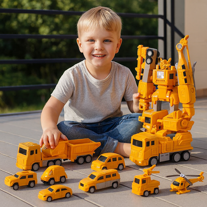 Pojazdy magnetyczne transformer | Kreatywna zabawa 0.5 kg 1