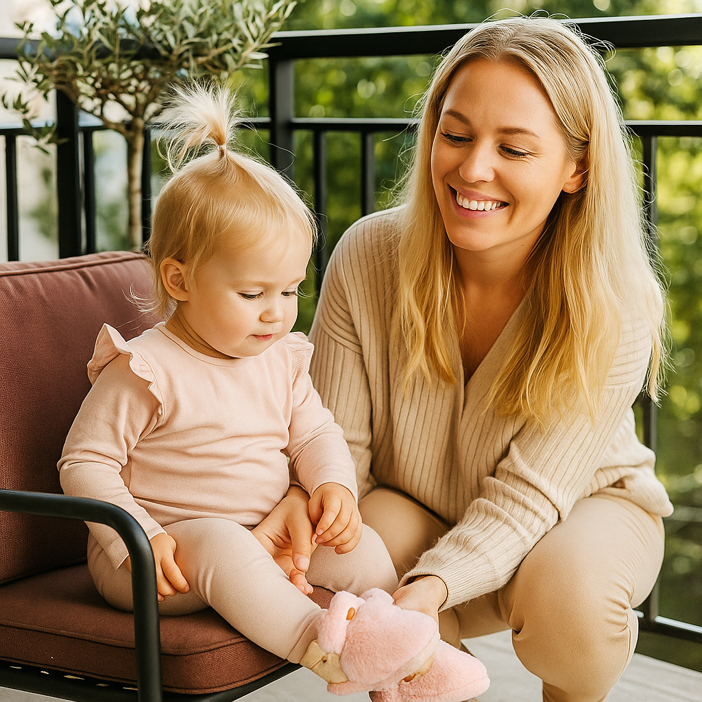 Puszyste skarpetko-buciki dla niemowląt | Komfort i ciepło 0.2kg 3