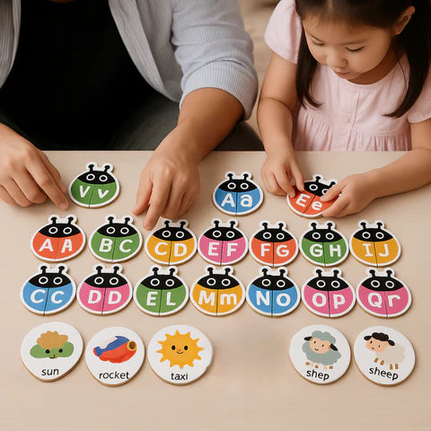 Puzzle alfabetowe Montessori | rozwijają kreatywność 0.5kg 3