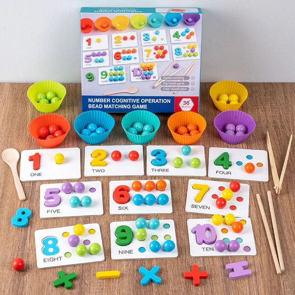 Puzzle matematyczne Montessori | Rozwija umiejętności liczenia 0,5 kg 3