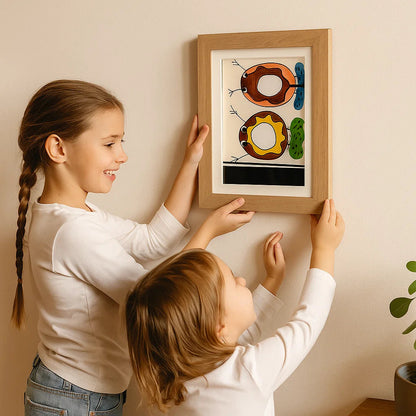 Ramka Na Zdjęcia Dla Dzieci | Otwierana Z Miejscem Na Rysunki 0,5 Kg 0