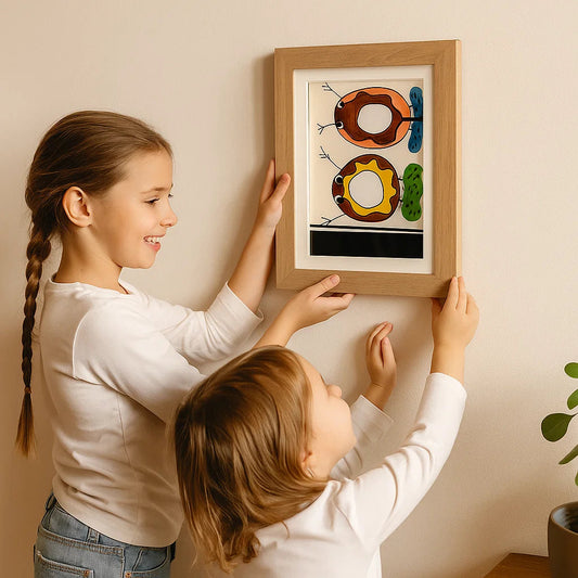 Ramka Na Zdjęcia Dla Dzieci | Otwierana Z Miejscem Na Rysunki 0,5 Kg 0