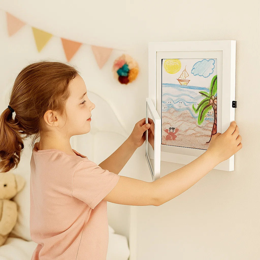 Ramka Na Zdjęcia Dla Dzieci | Otwierana Z Miejscem Na Rysunki 0,5 Kg 2