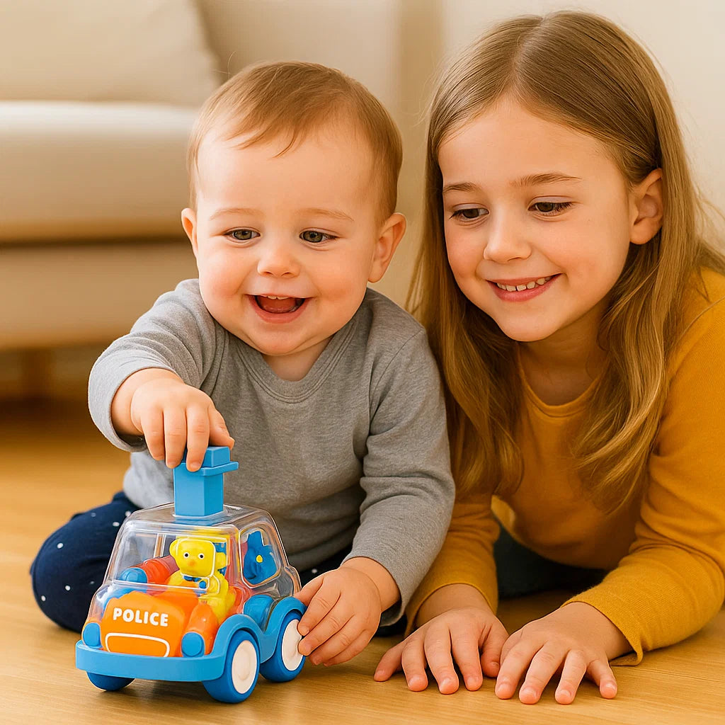 Samochodziki z trybikami | Edukacyjna zabawa 0.5kg 0