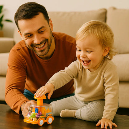 Samochodziki z trybikami | Edukacyjna zabawa 0.5kg 1