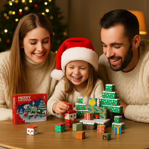 Świąteczne magnetyczne klocki | Rozwój kreatywności 0,5 kg 0