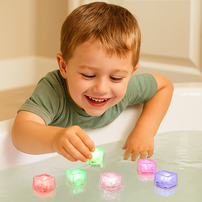 Świecące kostki do kąpieli | Zestaw 6 sztuk 0.5 kg 1