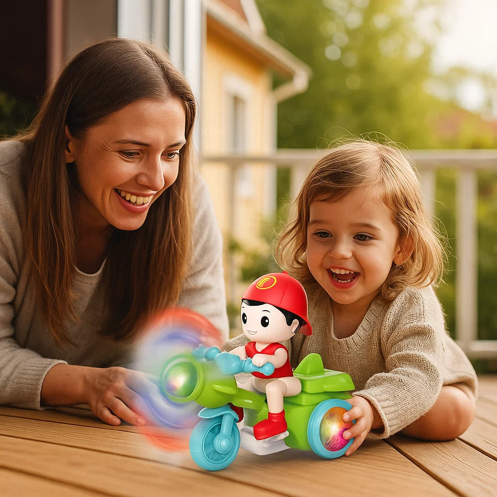 Świecący Stuntowy Skuter Dla Dzieci | Efekty LED 1,5 kg 2