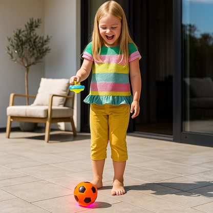 Świecący bączek piłkarski LED | Efekty świetlne 0,2 kg 3