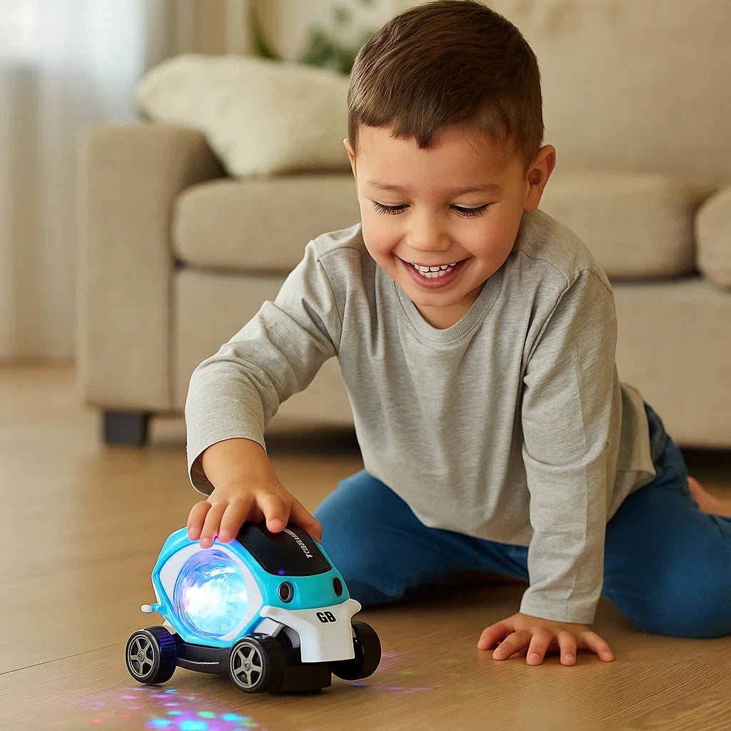 Świecący samochód kaskaderski 360° | Muzyka i akrobacje 0,5 kg 1