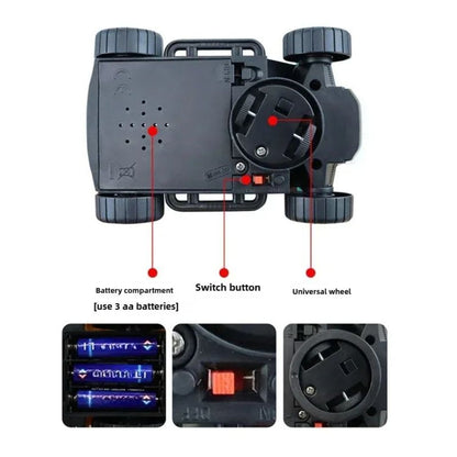 Świecący samochód kaskaderski 360° | Muzyka i akrobacje 0,5 kg 4