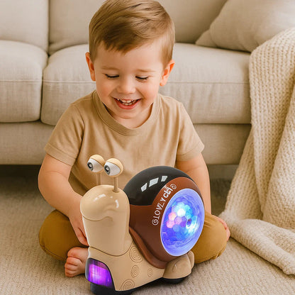 Świecący ślimak do raczkowania | Wspiera rozwój motoryczny 0,5kg 0