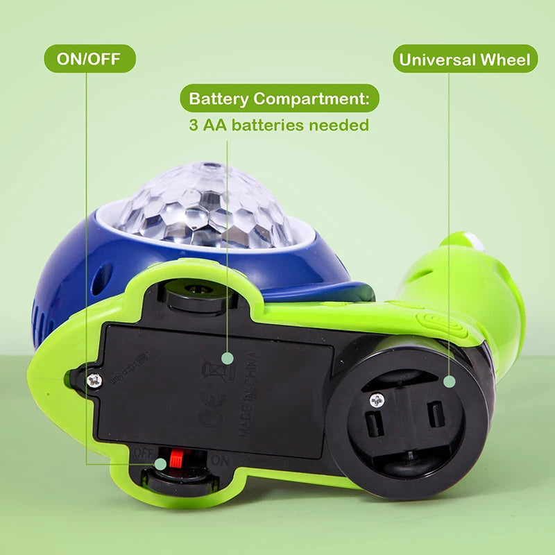 Świecący ślimak do raczkowania | Wspiera rozwój motoryczny 0,5kg 4