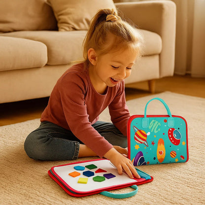 Tablica Aktywności Montessori | Wzmacnia Umiejętności Motoryczne 0,5 kg 1