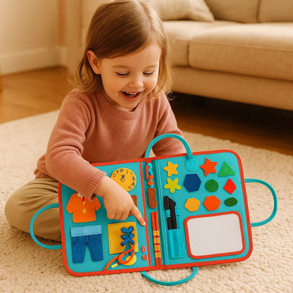 Tablica Aktywności Montessori | Wzmacnia Umiejętności Motoryczne 0,5 kg 2