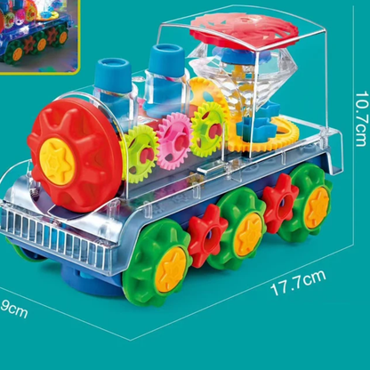 Tańcząca lokomotywa muzyczna | Efekty świetlne i para 0,5 kg 5