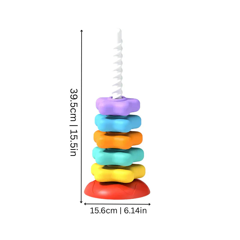 Tęczowa wieża obrotowa | rozwija umiejętności 0,5 kg 3