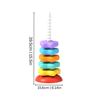 Tęczowa wieża obrotowa | rozwija umiejętności 0,5 kg 3