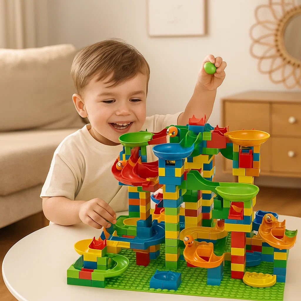 Tor kulkowy z klocków | Kreatywna zabawa 0,5 kg 3