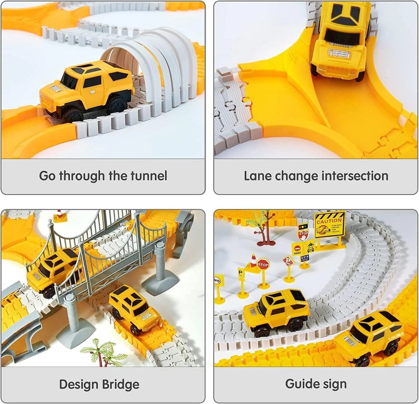 Tor wyścigowy z samochodzikami | rozwija zręczność 1,5 kg 4
