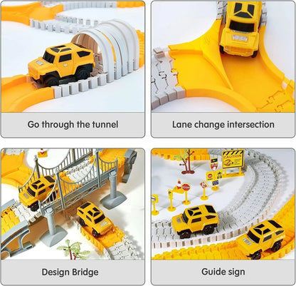 Tor wyścigowy z samochodzikami | rozwija zręczność 1,5 kg 4