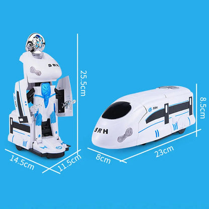 Transformujący się pociąg-robot | Rozwija kreatywność 0,5kg 4