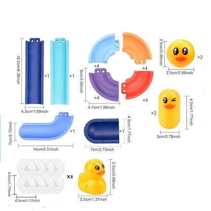 Zabawka do kąpieli ze zjeżdżalnią | Interaktywna zabawa dla maluchów 0,5 kg 3