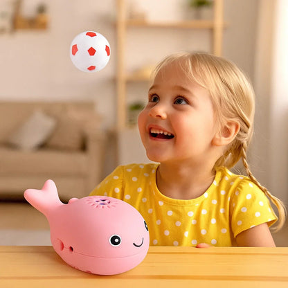 Zabawka wieloryb z lewitującą piłką | Rozwój zmysłów 0,5 kg 0