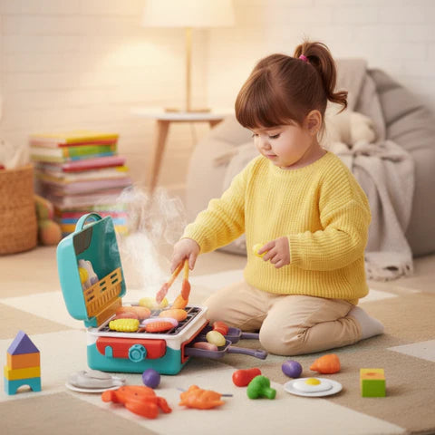 Zestaw BBQ dla dzieci | Interaktywny z efektem pary 2