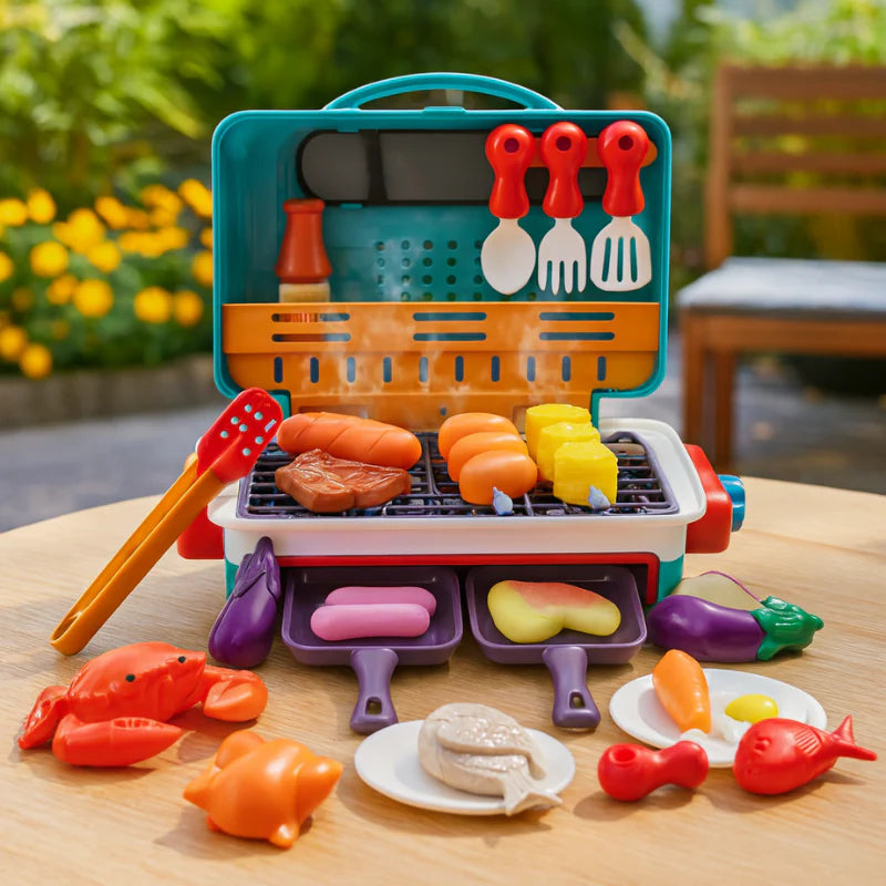 Zestaw BBQ dla dzieci | Interaktywny z efektem pary 3