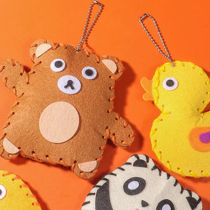 Zestaw Do Szycia Filcowych Zwierzątek | Rozwija Umiejętności Manualne 0,5 kg 4