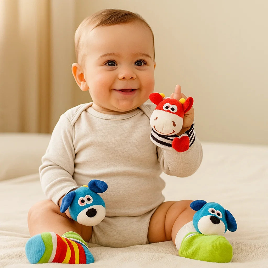 Zestaw Grzechotek | Stymulacja Rozwoju Motorycznego 0,5 kg 3