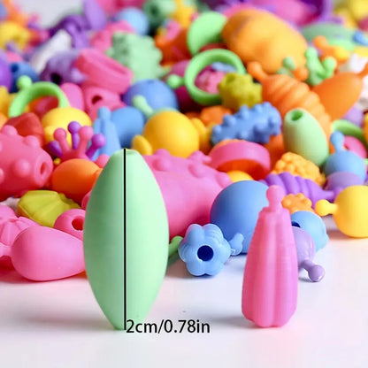 Zestaw Koralików Pop Dla Dzieci | Rozwój Umiejętności Motorycznych 0,5 kg 4