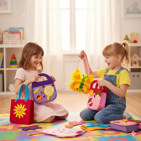 Zestaw Kreatywny do Szycia Torebek | Rozwija zdolności manualne 0,5 kg 0