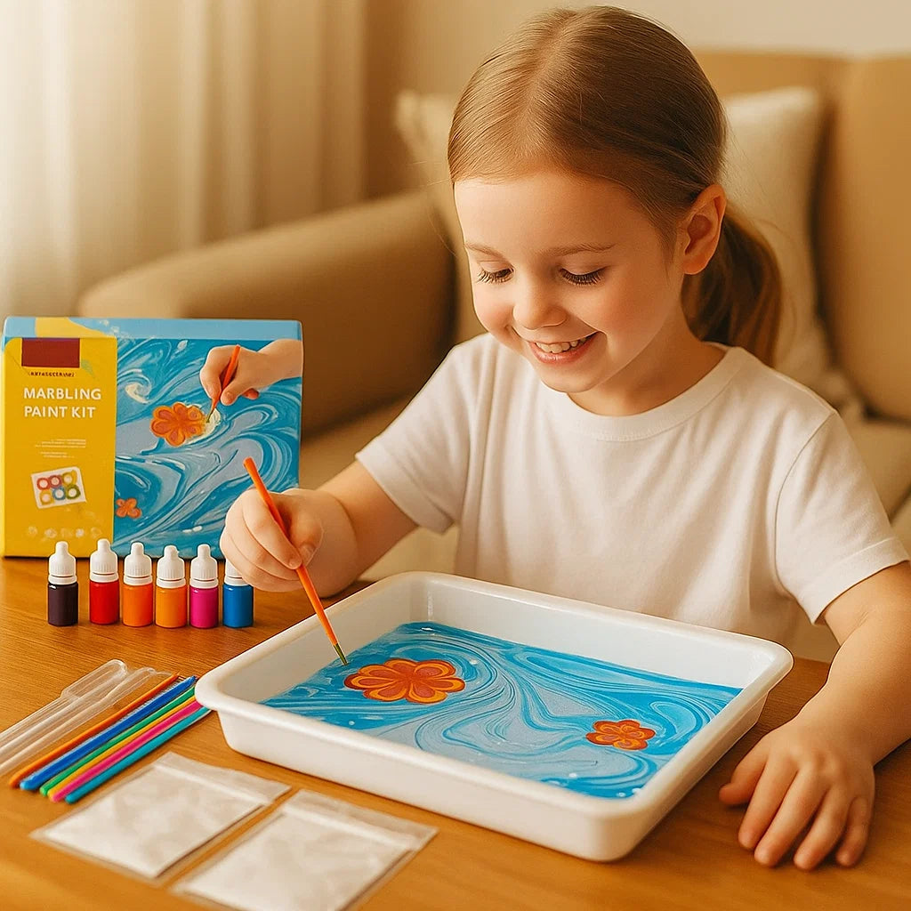 Zestaw do Malowania Marmurkowego | Kreatywność w 0,5 kg 0
