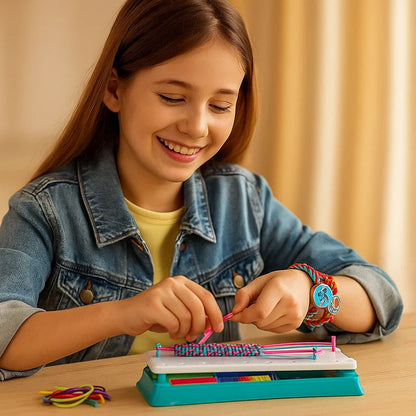 Zestaw do plecenia bransoletek | Rozwija kreatywność 0.5kg 1