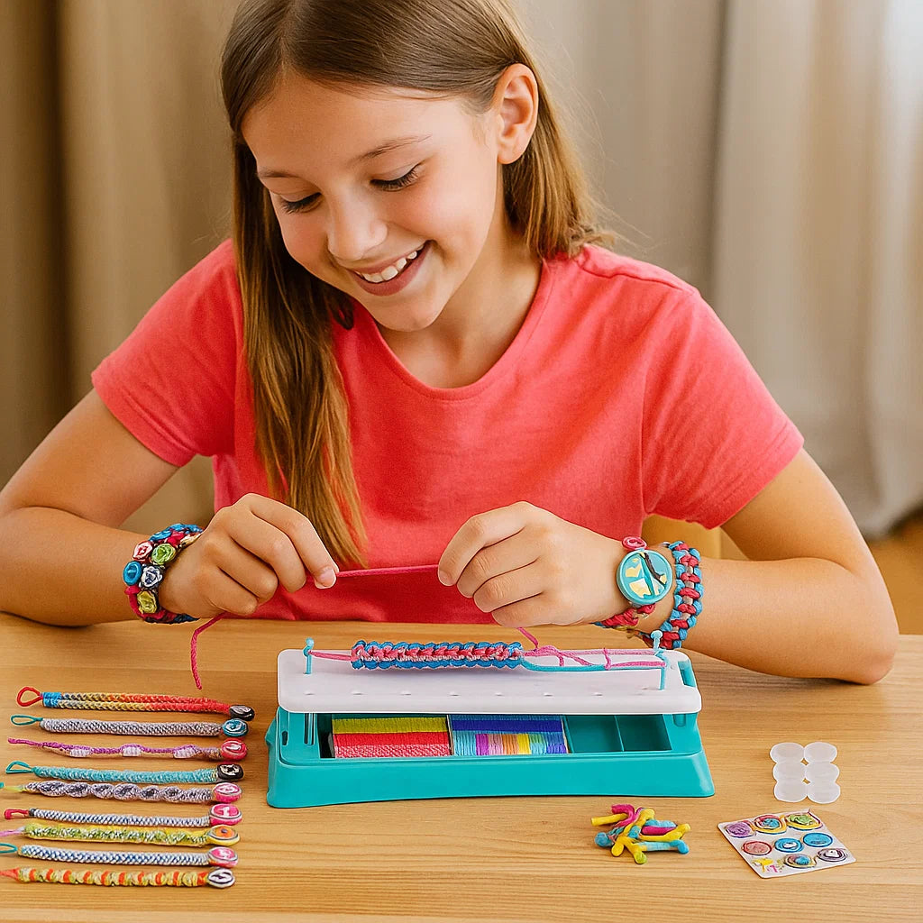 Zestaw do plecenia bransoletek | Rozwija kreatywność 0.5kg 2
